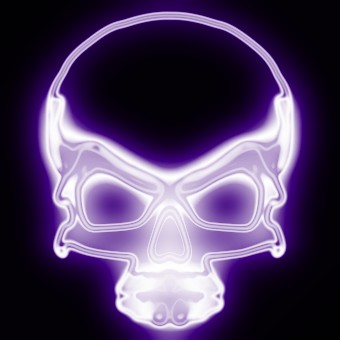 light purple logo effect