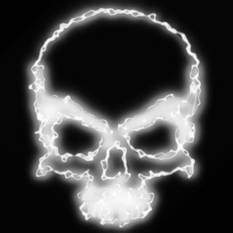 light white logo effect