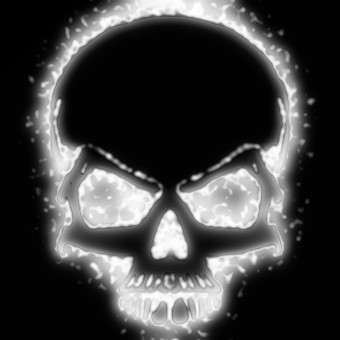 light white logo effect