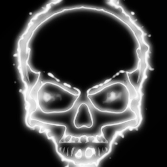 light white logo effect