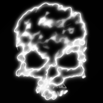 light white logo effect