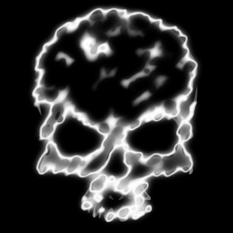light white logo effect