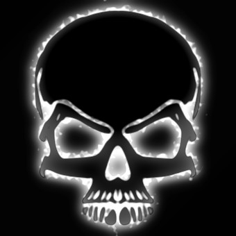 light white logo effect