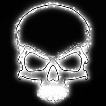 light white logo effect