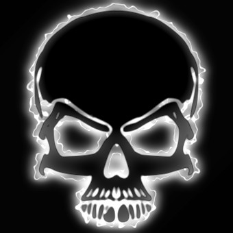 light white logo effect