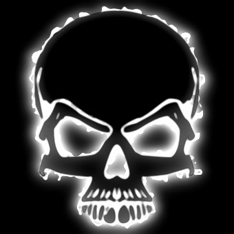 light white logo effect