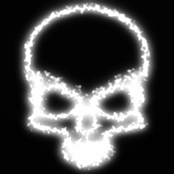 light white logo effect