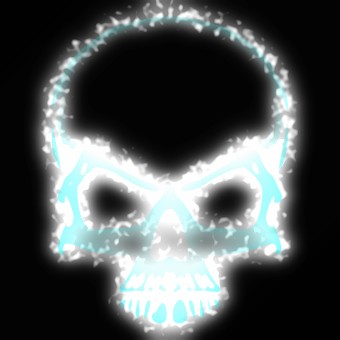 light white logo effect