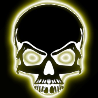 light yellow logo effect