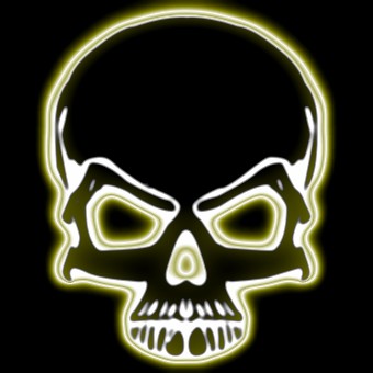 light yellow logo effect