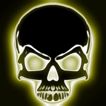 light yellow logo effect