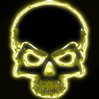 light yellow logo effect