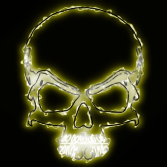 light yellow logo effect