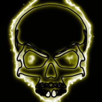 light yellow logo effect