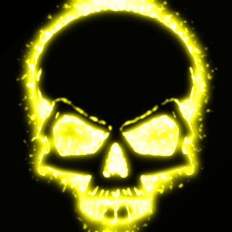 light yellow logo effect