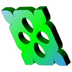 3D Abstract Logo Icon 1