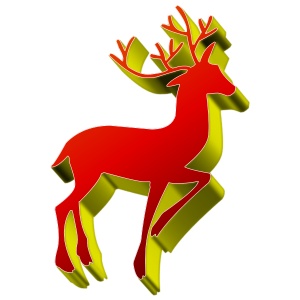 3D Christmas Logo Icon 1