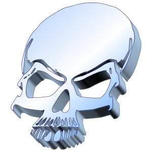 3D Horror Logo Icon 1