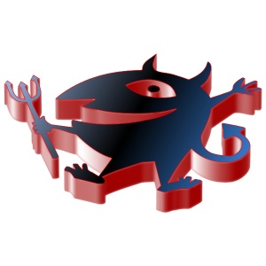 3D Horror Logo Icon 2