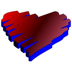 3D Love Logo Icon 1