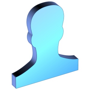 3D Male Logo Icon 2