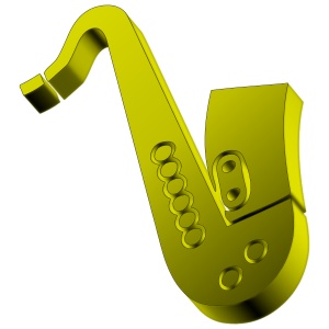 3D Music Logo Icon 1