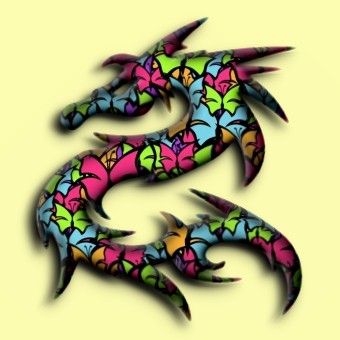 decorated logo effect 012