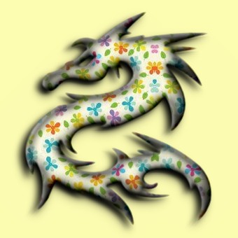 floral logo effect 002