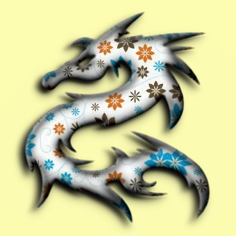 floral logo effect 008