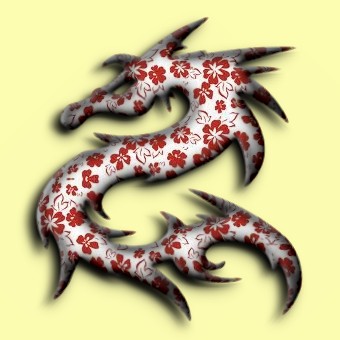 floral logo effect 009