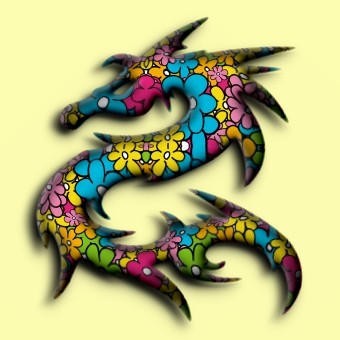 floral logo effect 013