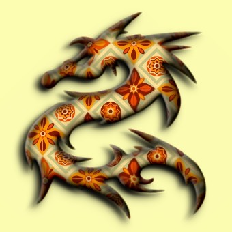 floral logo effect 014