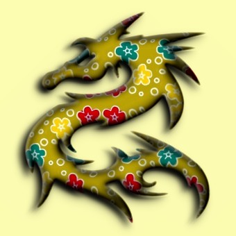 floral logo effect 016