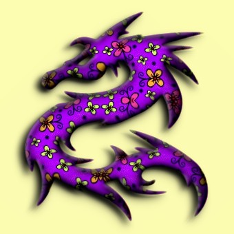 floral logo effect 017