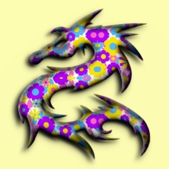 floral logo effect 018