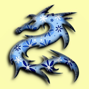 floral logo effect 019