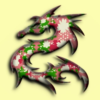 floral logo effect 024