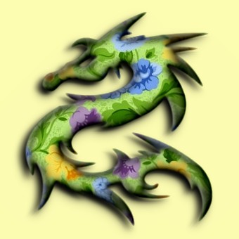 floral logo effect 030