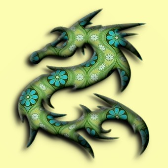 floral logo effect 034