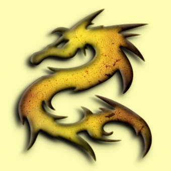 golden logo effect 007