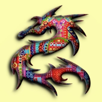 psychedelic logo effect 009