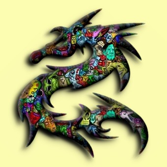 psychedelic logo effect 025