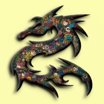 psychedelic logo effect 042