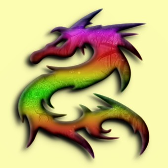 rainbow logo effect 007