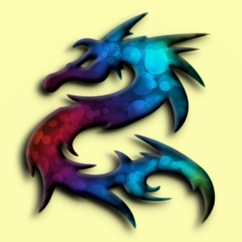 rainbow logo effect 008