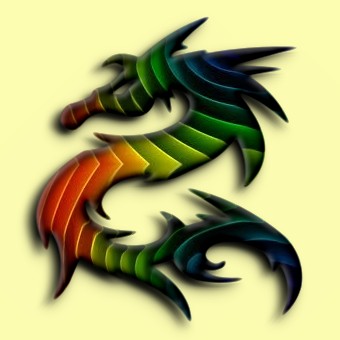 rainbow logo effect 010