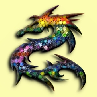 rainbow logo effect 011