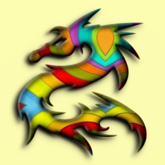 rainbow logo effect 013