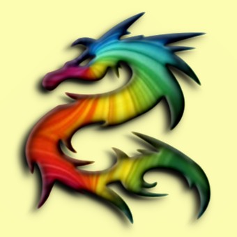 rainbow logo effect 017