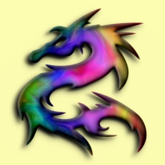rainbow logo effect 018